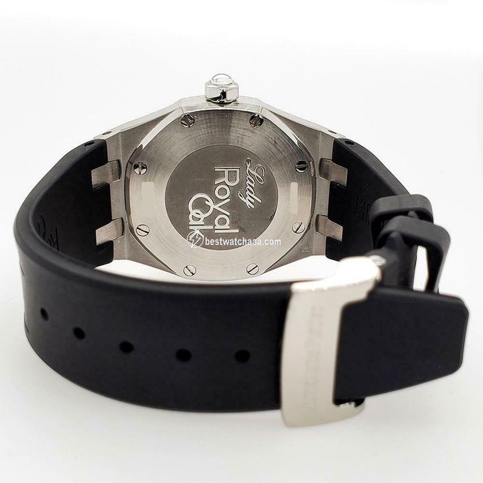IMG_9081 Audemars Piguet Royal Oak Lady Womens watch Quartz Steel 67601ST.ZZ.D002 R.01 Replica 5