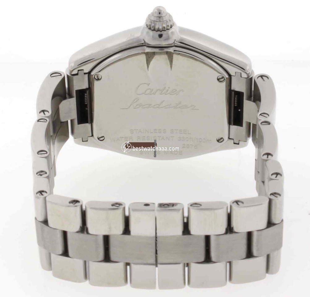 IMG_9081 Cartier Roadster Mens watch Unisex Quartz Steel W62017V3 2675 Replica 5