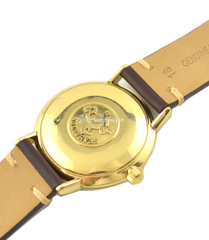 IMG_9081 Omega Seamaster Automatic Yellow gold 144770 Replica 5