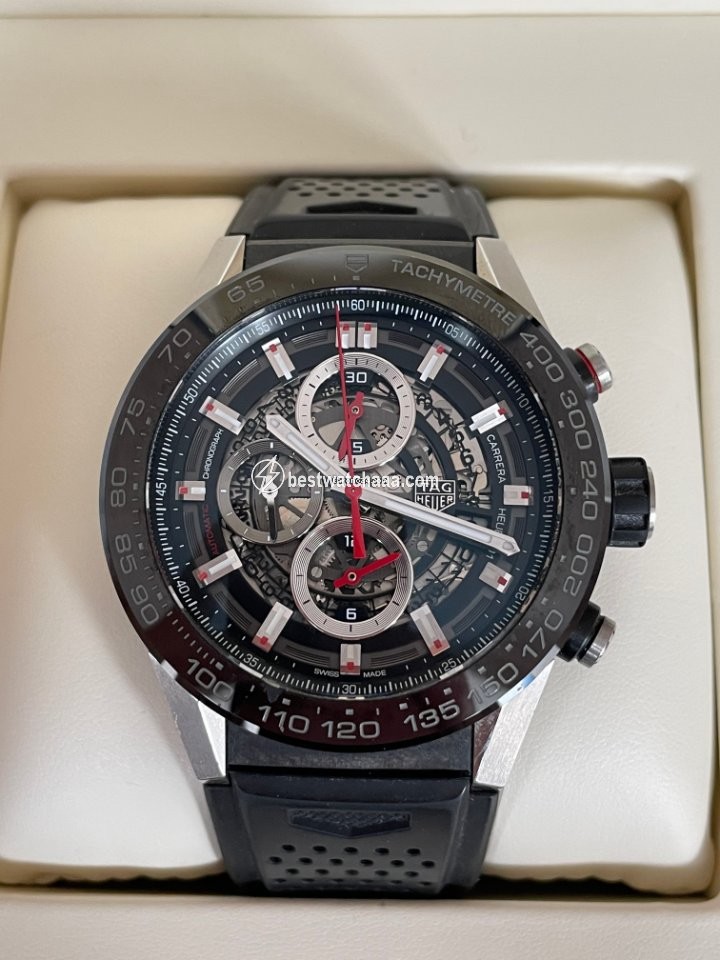 IMG_9081 TAG Heuer Carrera Calibre HEUER 01 Mens watch Unisex Automatic Steel CAR2A1Z.FT6044 Replica 5