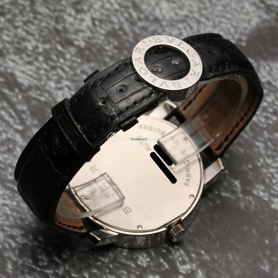 IMG_9081 Bulgari Bulgari Mens watch Unisex Automatic White gold BB W 42 GL AUTO Replica 5