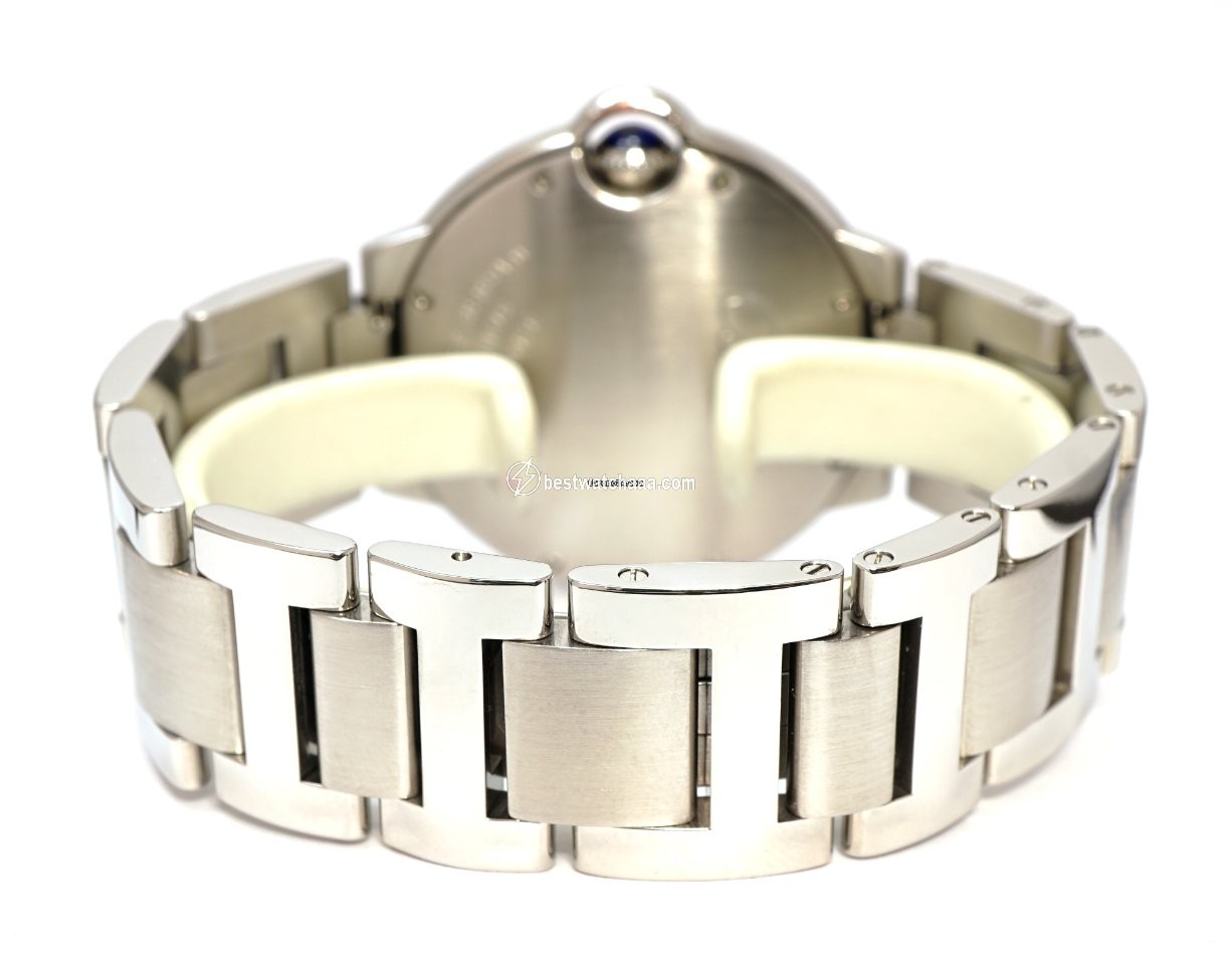 IMG_9081 Cartier Ballon Bleu 36mm Mens watch Unisex Quartz Steel 3005 Replica 5