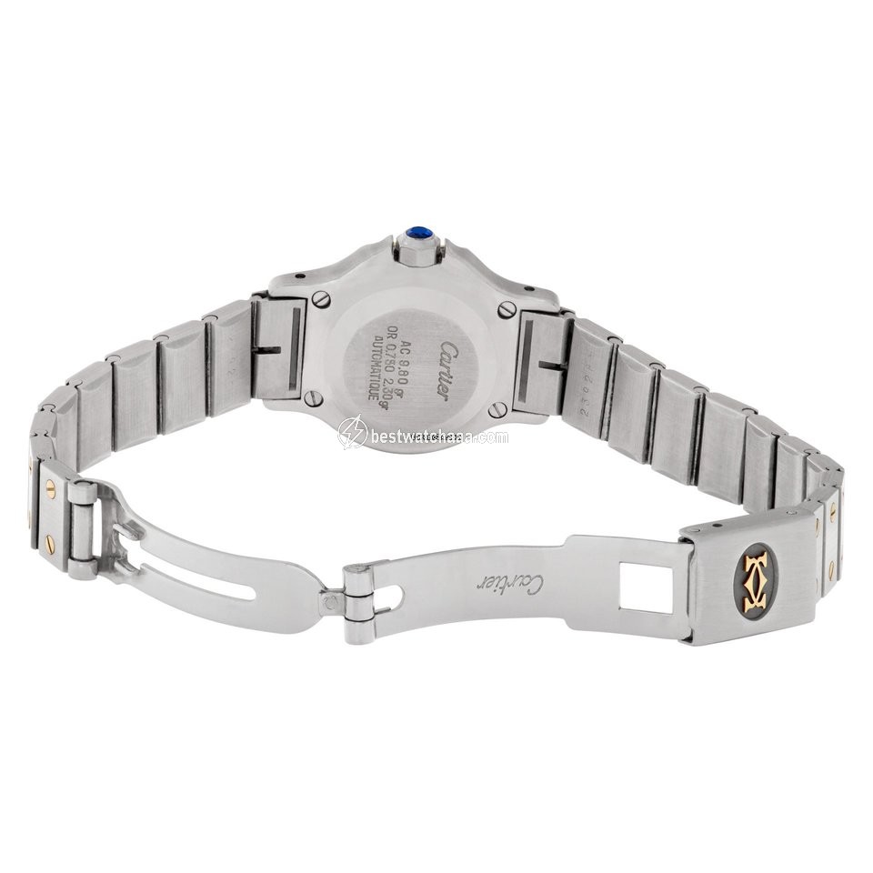 IMG_9081 Cartier Santos Womens watch Automatic Steel AC 980GR Replica 5