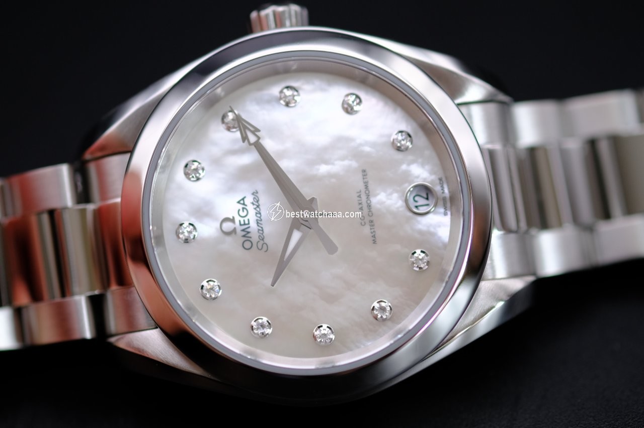 IMG_9081 Omega Seamaster Aqua Terra Womens watch Automatic Steel 220.10.34.20.55.001 Replica 5