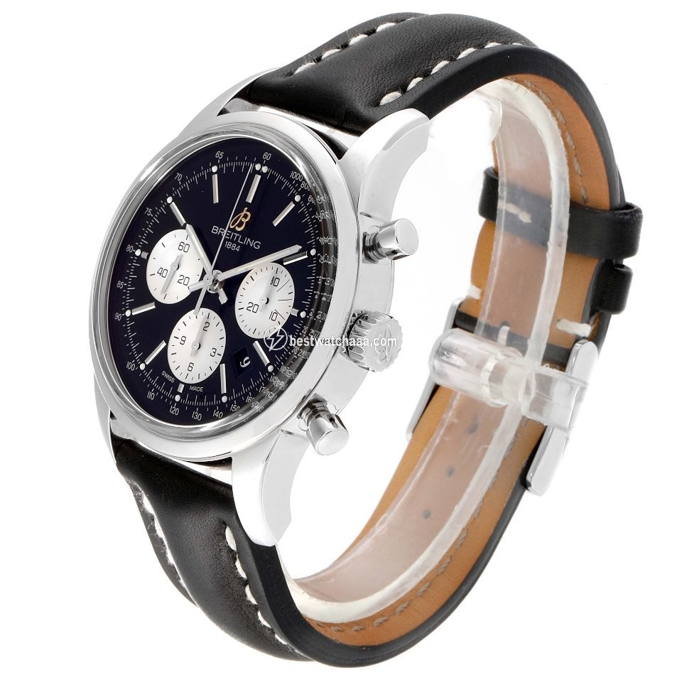 IMG_9081 Breitling Transocean Chronograph Mens watch Unisex Automatic Steel AB0151 Replica 5
