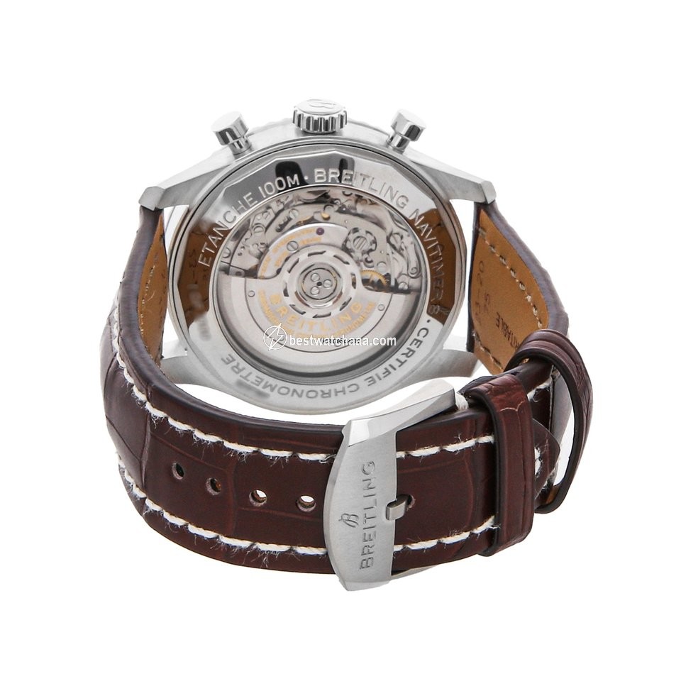IMG_9081 Breitling Aviator 8 Mens watch Unisex Automatic Steel AB01171A1G1P1 Replica 5