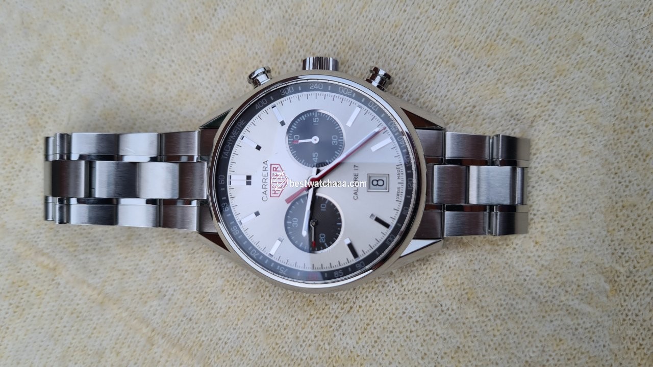 IMG_9081 TAG Heuer Carrera Calibre 17 Mens watch Unisex Automatic Steel CV2119.BA0722 Replica 5