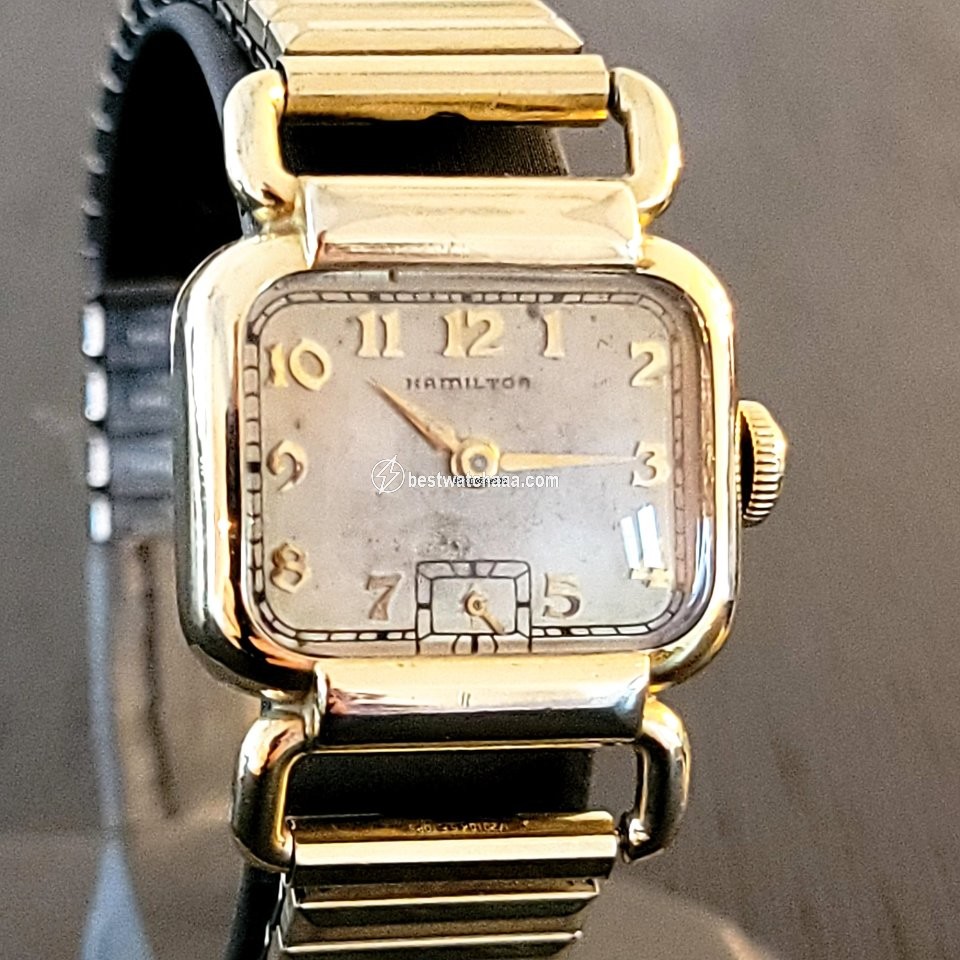 IMG_9081 Hamilton Mens watch Unisex Manual winding Gold Steel Hamilton Grade 987A Replica 5