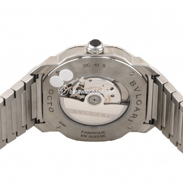 IMG_9081 Bulgari Automatic Steel 102856 OC41C3SSD Replica 5