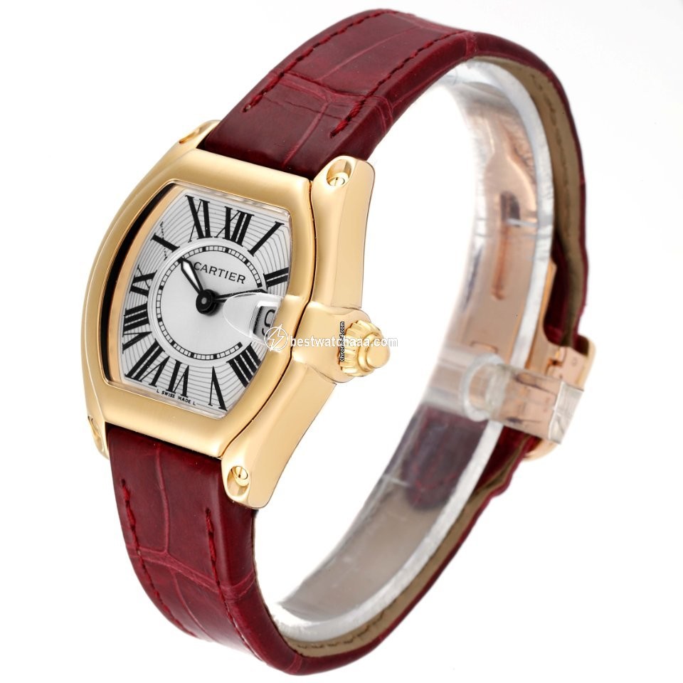 IMG_9081 Cartier Roadster Womens watch Quartz Yellow gold W62018Y5 Replica 5