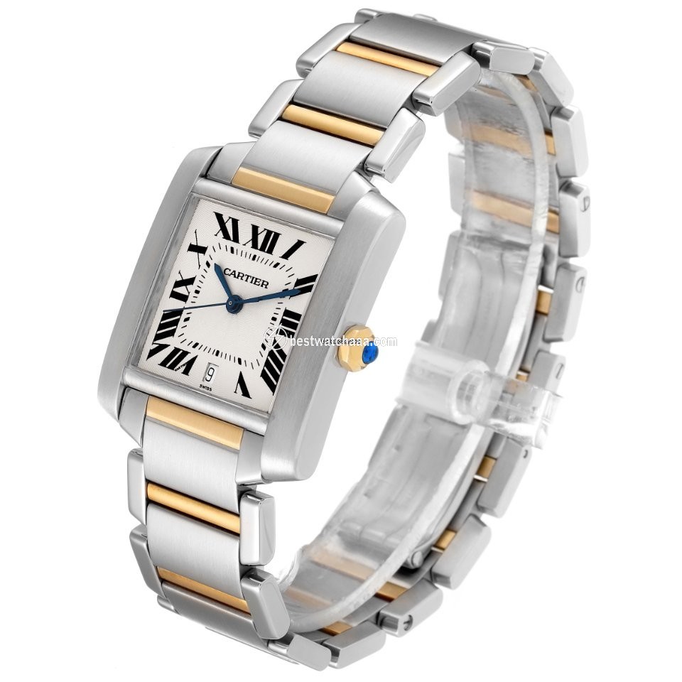 IMG_9081 Cartier Tank Francaise Mens watch Unisex Automatic W51005Q4 Replica 5