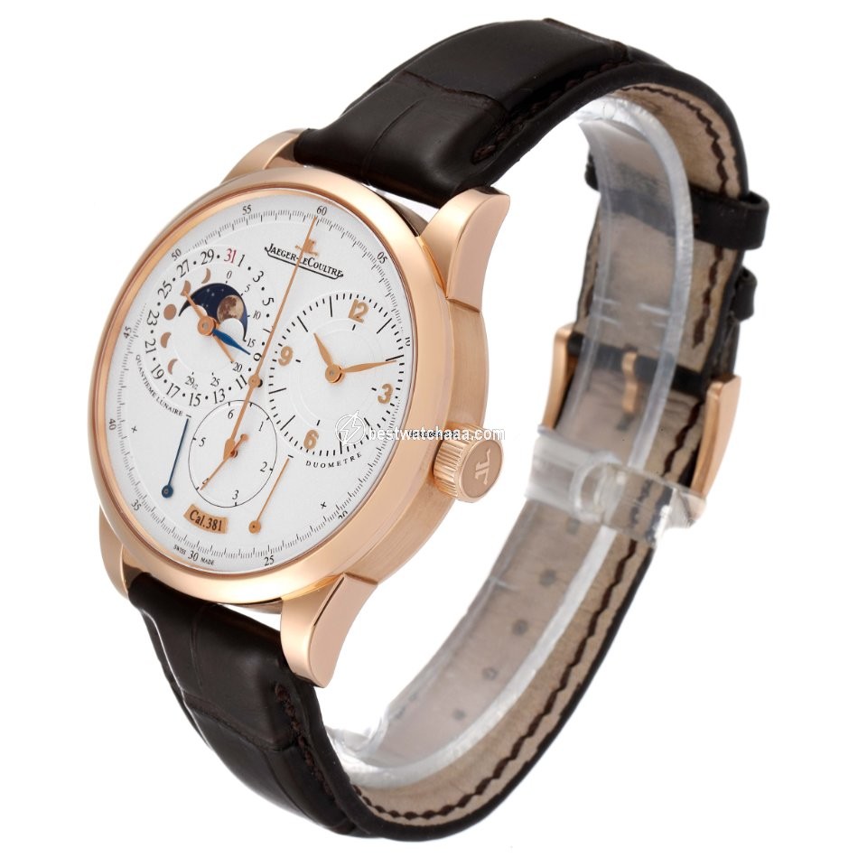 IMG_9081 Jaeger-LeCoultre Duometre Mens watch Unisex Manual winding Rose gold Q6042421 Replica 5