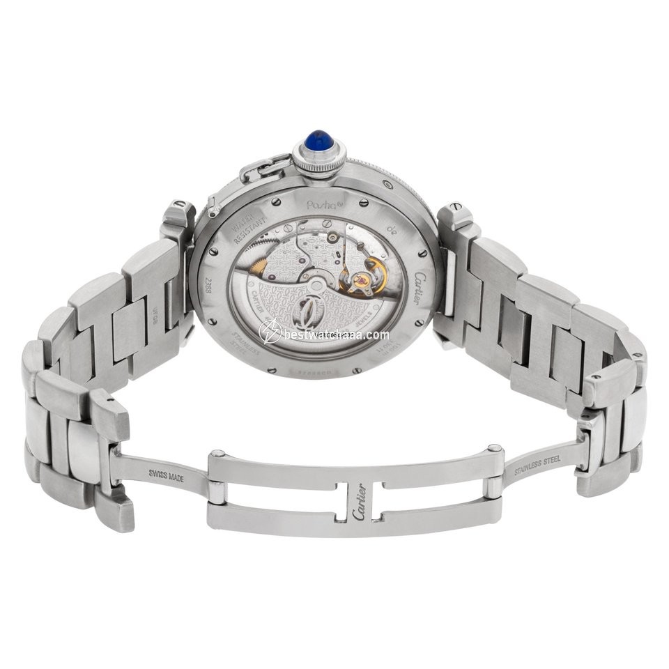 IMG_9081 Cartier Pasha Mens watch Unisex Automatic Steel W31037H3 Replica 5