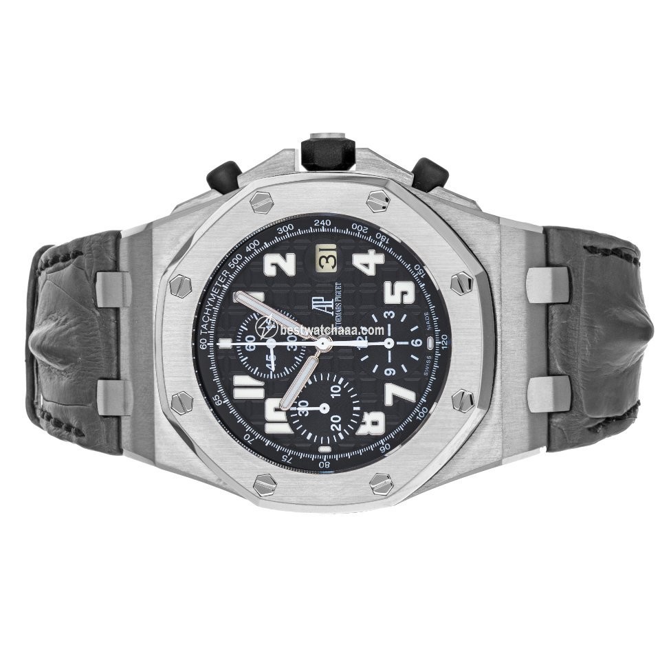 IMG_9081 Audemars Piguet Royal Oak Offshore Chronograph Mens watch Unisex Automatic Steel 26020ST.OO.D101CR.01 Replica 5