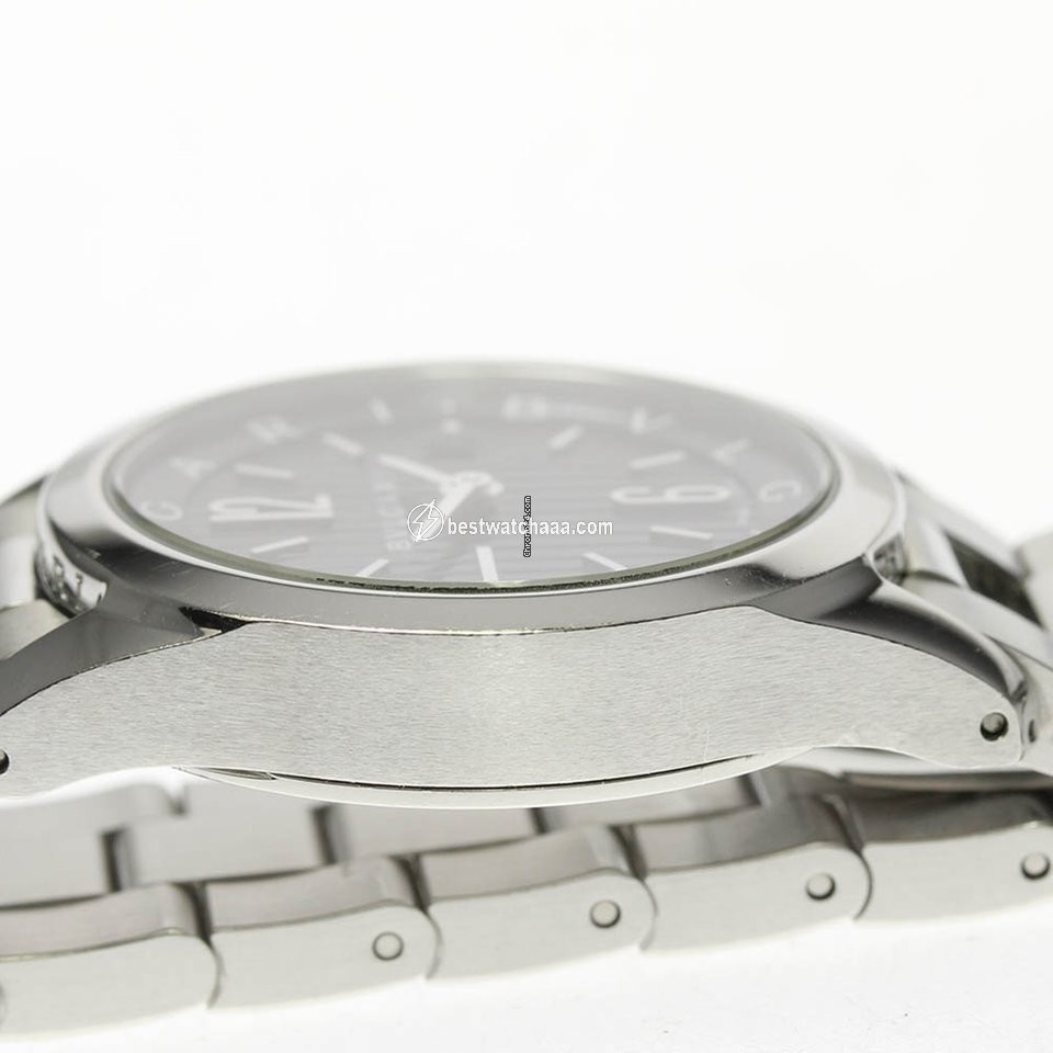 IMG_9081 Bulgari Mens watch Unisex Quartz Steel ST30S Replica 5