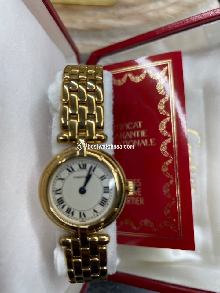 IMG_9081 Cartier Panthere Quartz Yellow gold 659200989 Replica 5