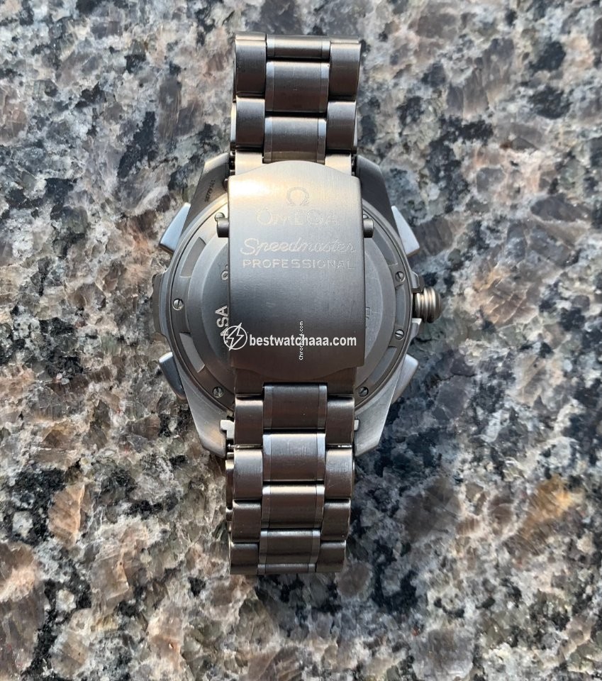 IMG_9081 Omega Speedmaster Professional Moonwatch Mens watch Unisex Titanium 3291.50 Replica 5