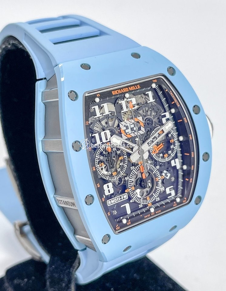 IMG_9081 Richard Mille RM 011 Mens watch Unisex Automatic Ceramic RICHARD MILLE Replica 5