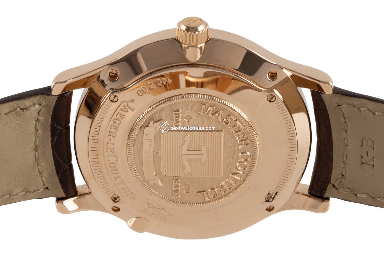 IMG_9081 Jaeger-LeCoultre Master Control Mens watch Unisex Automatic Red gold 140.2.80 Replica 5