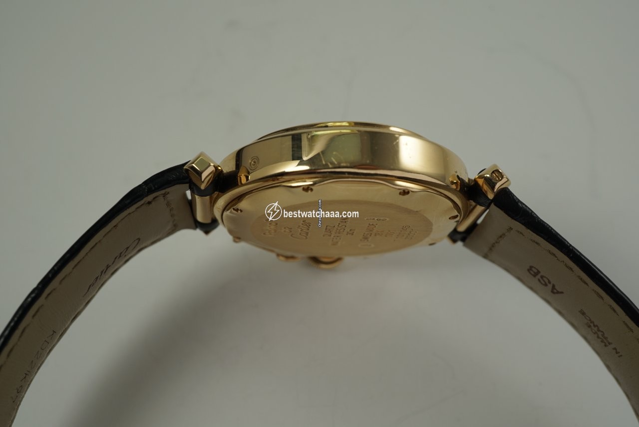 IMG_9081 Cartier Pasha Mens watch Unisex Quartz Yellow gold 30001 Replica 5
