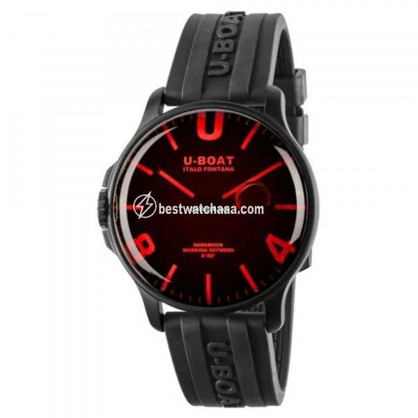 IMG_9081 U-Boat Mens watch Unisex Quartz Steel 8466 Replica 5