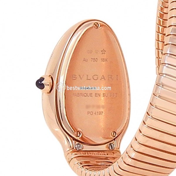 IMG_9081 Bulgari Serpenti Womens watch Quartz Rose gold 101956 Replica 5