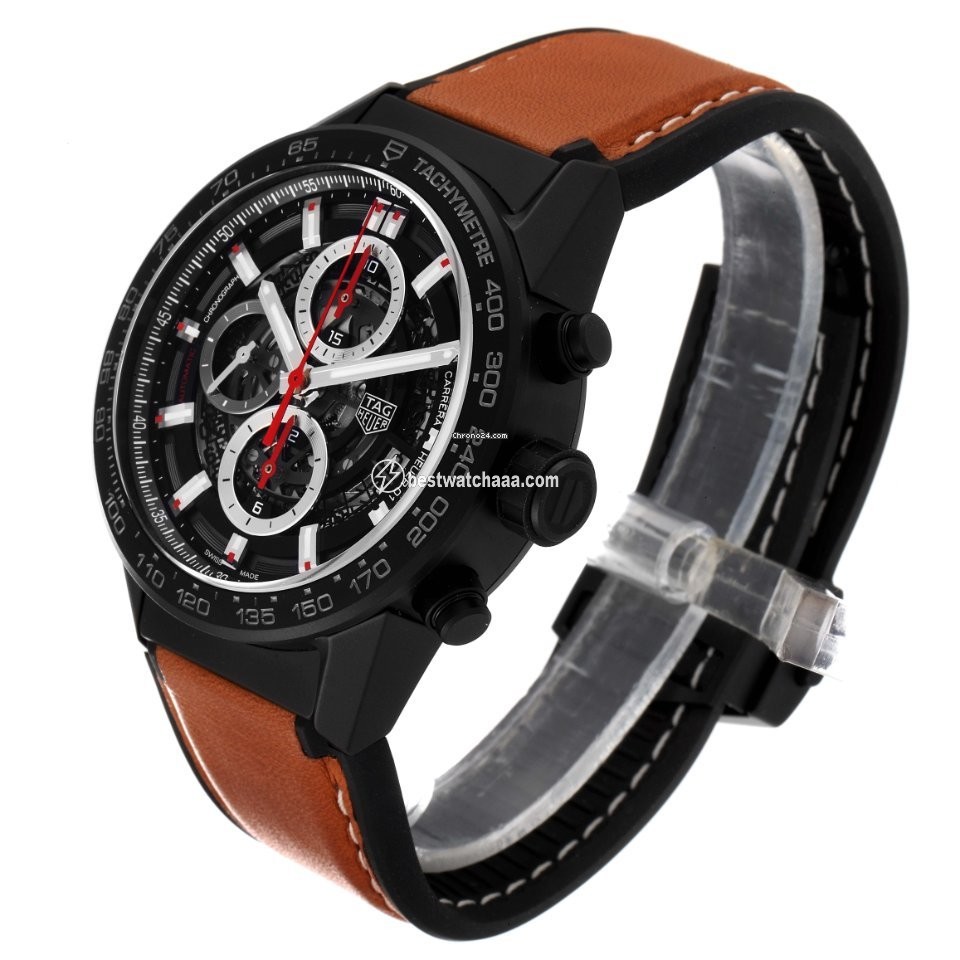 IMG_9081 TAG Heuer Carrera Calibre HEUER 01 Mens watch Unisex Automatic Ceramic CAR2090.BH0729 Replica 5