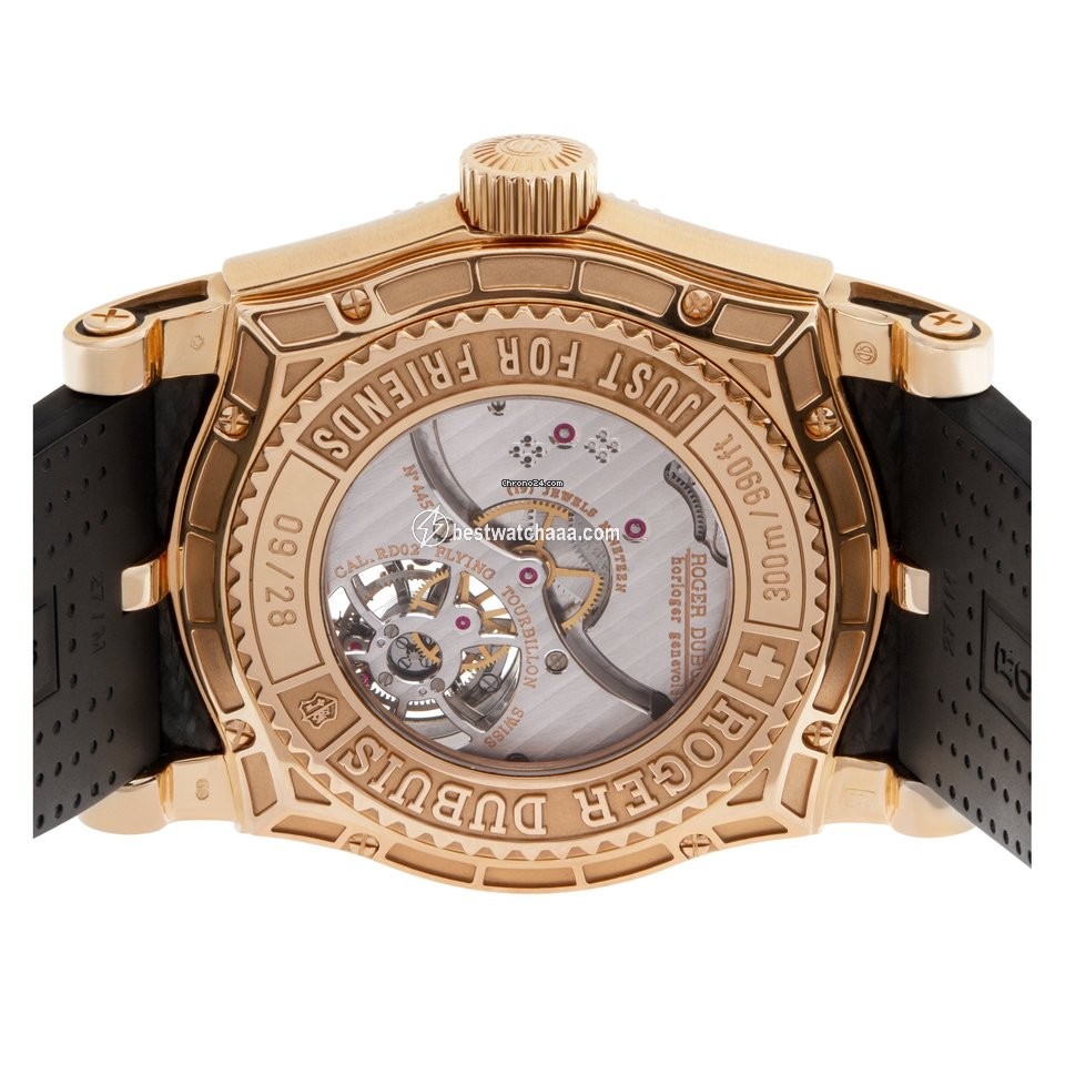 IMG_9081 Roger Dubuis Easy Diver Mens watch Unisex Manual winding Rose gold SE48 02 5 K9.53 Replica 5