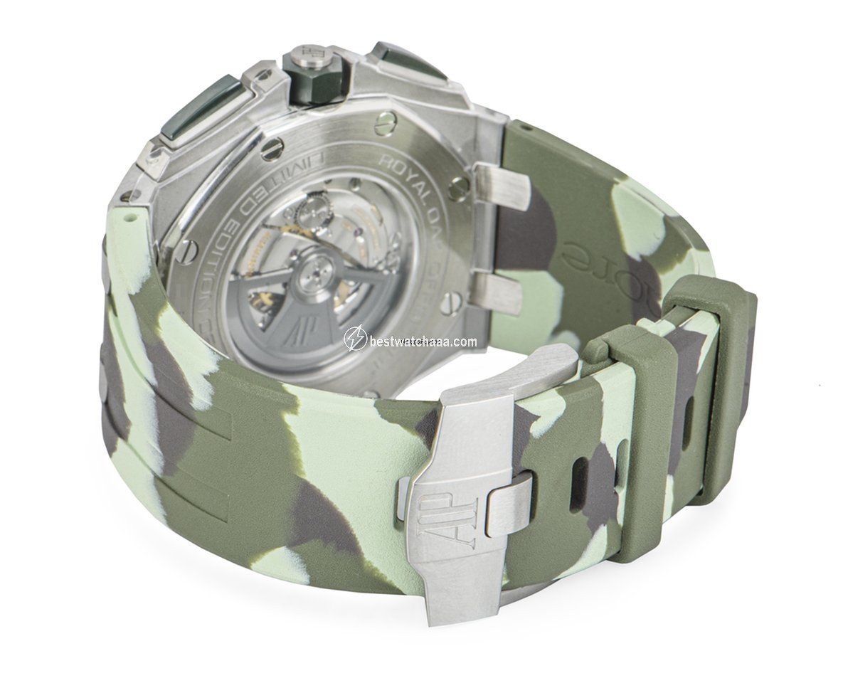 IMG_9081 Audemars Piguet Royal Oak Offshore Chronograph Mens watch Unisex Automatic Steel 26400SO.OO.A055CA.01 Replica 5