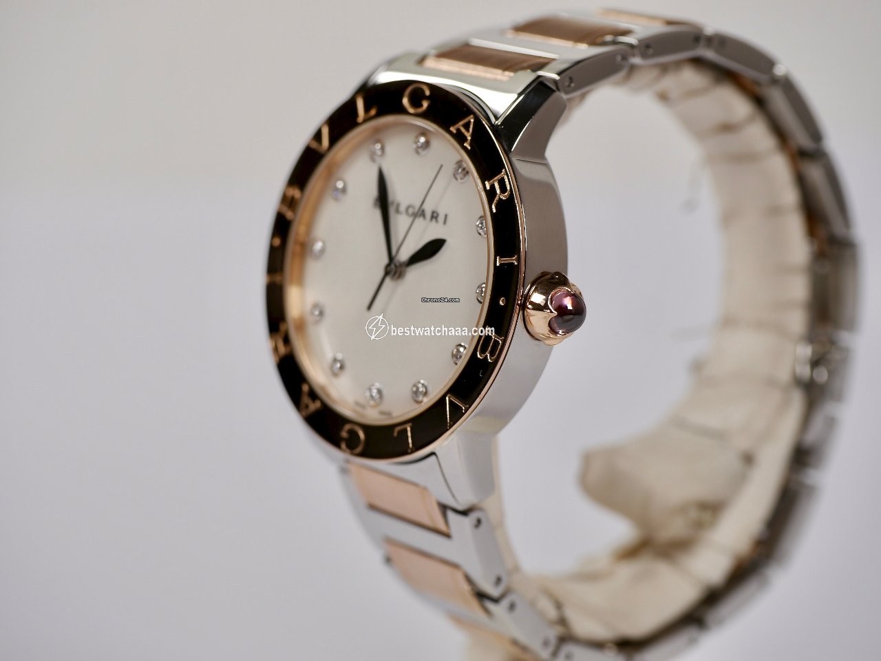 IMG_9081 Bulgari Bulgari Womens watch Automatic Gold Steel BBL37WSPG 12 Replica 5