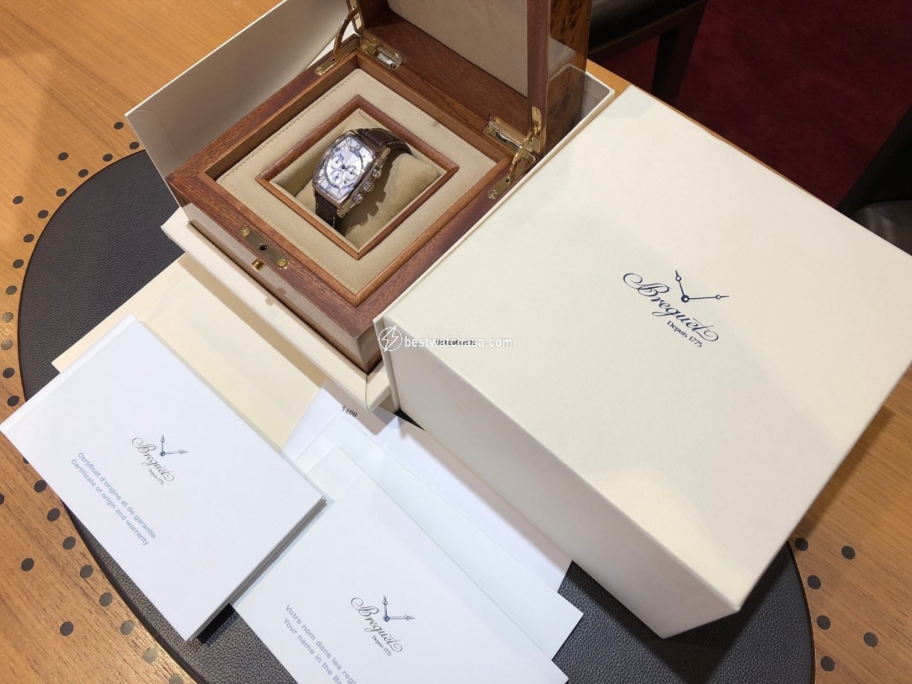 IMG_9081 Breguet Heritage Mens watch Unisex Automatic White gold 5400BB 12 9V6 Replica 5