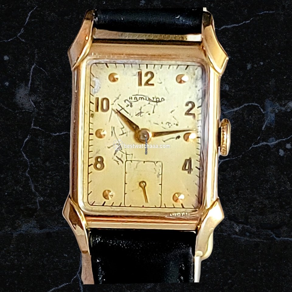 IMG_9081 Hamilton Mens watch Unisex Manual winding Gold Steel Hamilton Grade 982 Replica 5