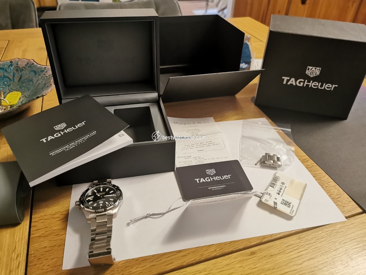 IMG_9081 TAG Heuer Aquaracer 300M Mens watch Unisex Automatic 17381147 Replica 5
