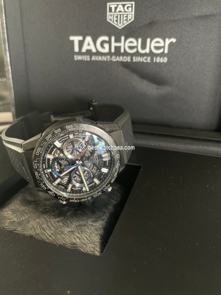 IMG_9081 TAG Heuer Carrera Mens watch Unisex Automatic Carbon CBG2017.FT6143 Replica 5