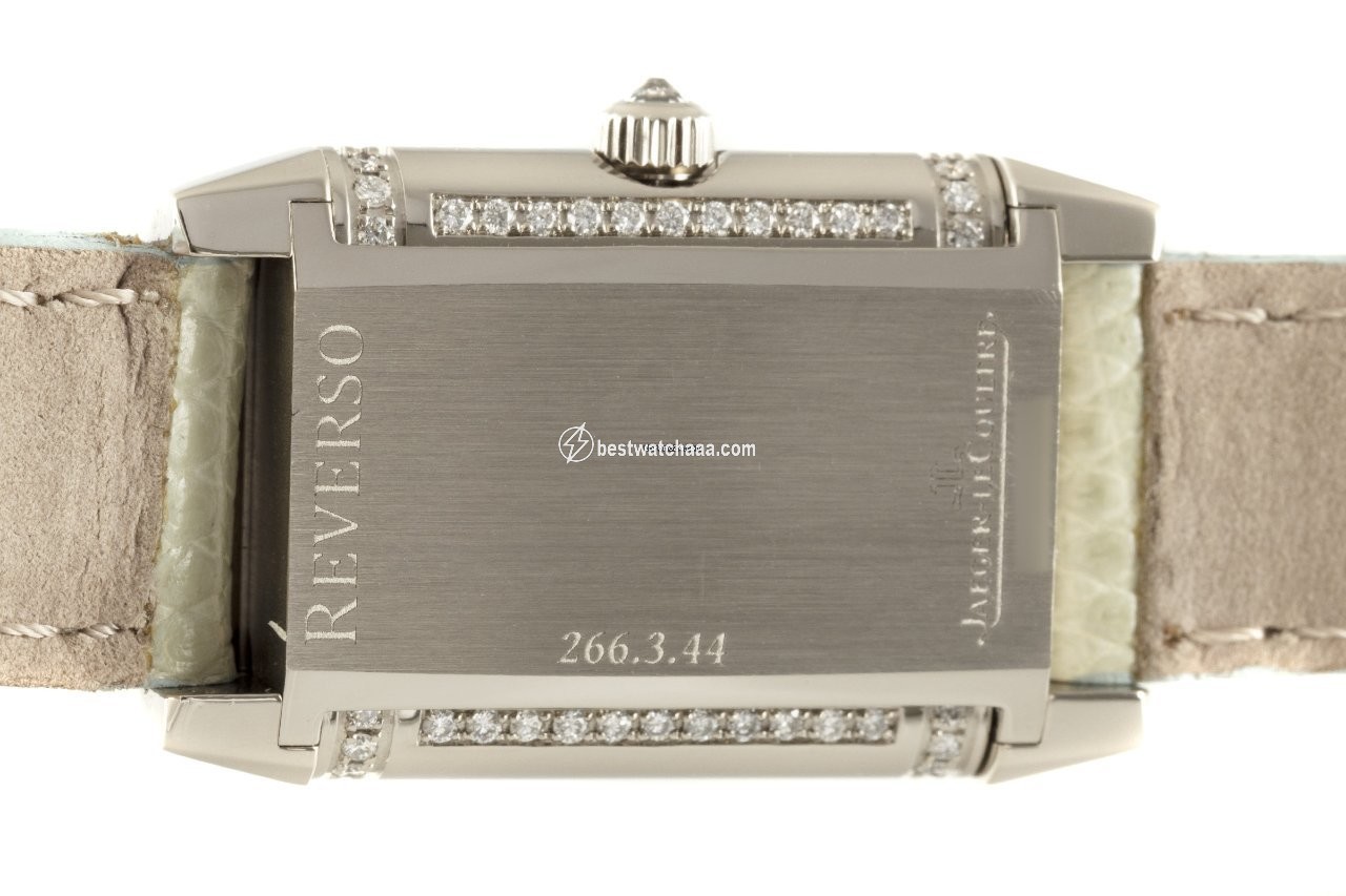 IMG_9081 Jaeger-LeCoultre Reverso Duetto Womens watch Manual winding White gold 266.3.44 Replica 5