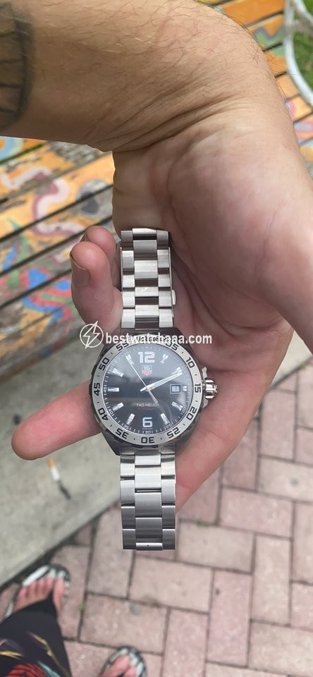 IMG_9081 TAG Heuer Formula 1 Quartz Mens watch Unisex Quartz Steel WAZ1112 Replica 5