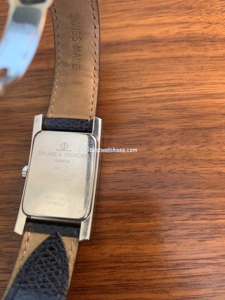 IMG_9081 Baume & Mercier Hampton Mens watch Unisex Quartz Steel MV045063 Replica 5