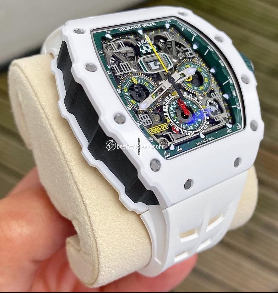 IMG_9081 Richard Mille Mens watch Unisex Automatic Ceramic Richard Mille 11-03 LeMans Edition Replica 5