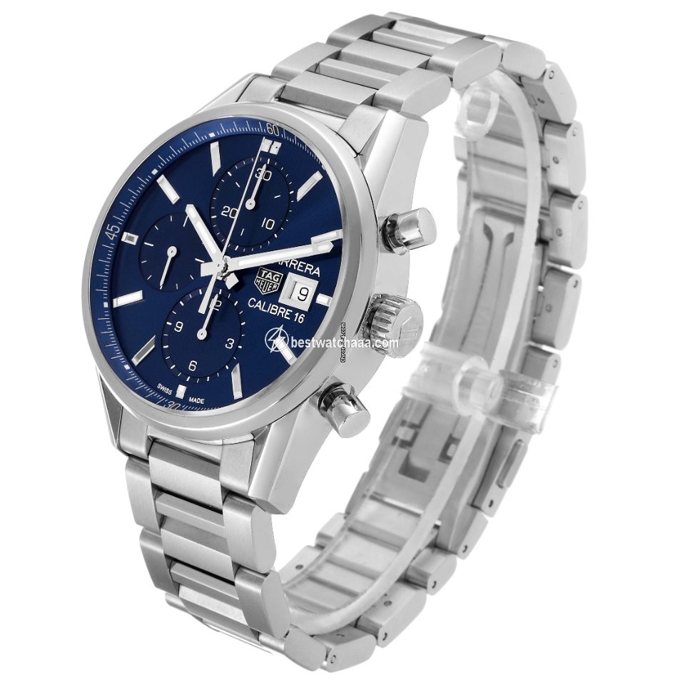 IMG_9081 TAG Heuer Carrera Calibre 16 Mens watch Unisex Automatic Steel CBK2112.BA0715 Replica 5