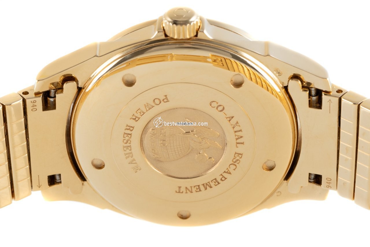 IMG_9081 Omega De Ville Co-Axial Mens watch Unisex Automatic Yellow gold 4632.31.31 Replica 5