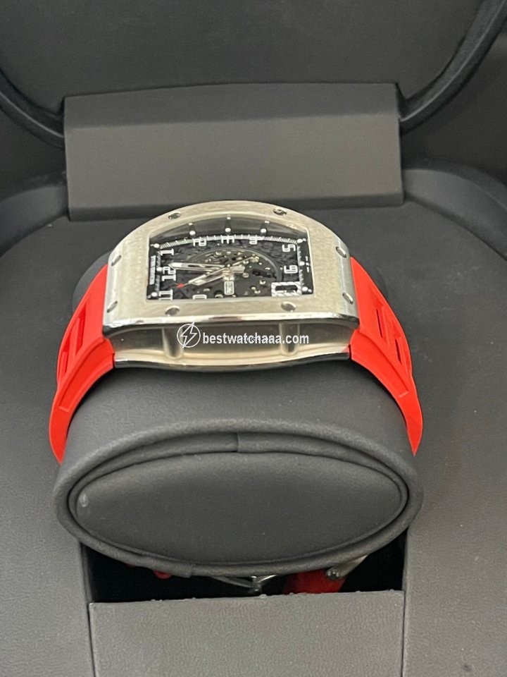 IMG_9081 Richard Mille RM 010 Mens watch Unisex Automatic White gold RM010 Replica 5