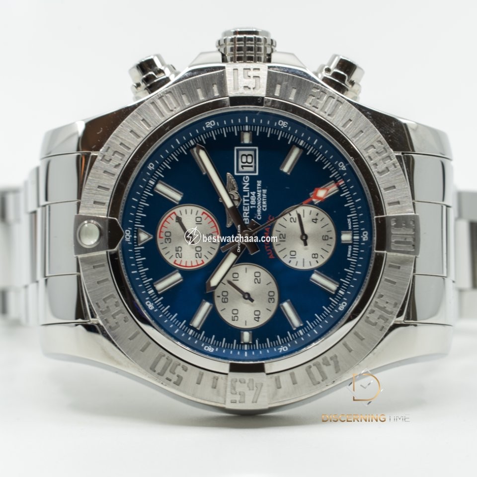 IMG_9081 Breitling Super Avenger II Mens watch Unisex Automatic Steel A1337111 BC29 168A Replica 5