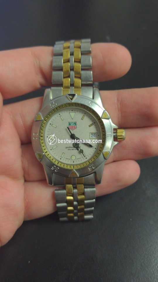 IMG_9081 TAG Heuer 2000 Mens watch Unisex Quartz Steel 955.713k-2 Replica 5