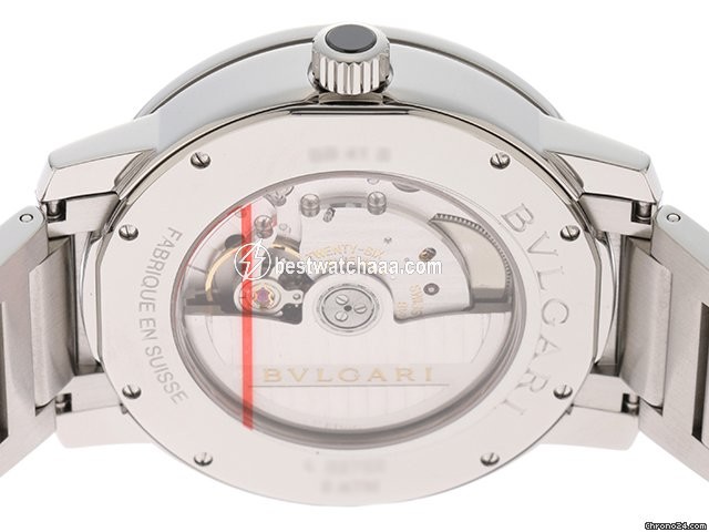 IMG_9081 Bulgari Bulgari Mens watch Unisex Automatic Steel BB41BSSD Replica 5