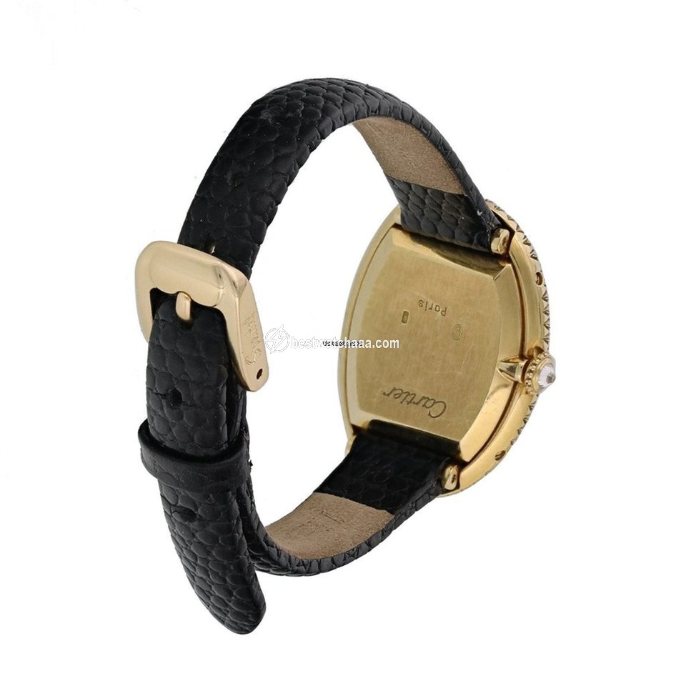 IMG_9081 Cartier Baignoire Womens watch Manual winding Yellow gold 7743 Replica 5