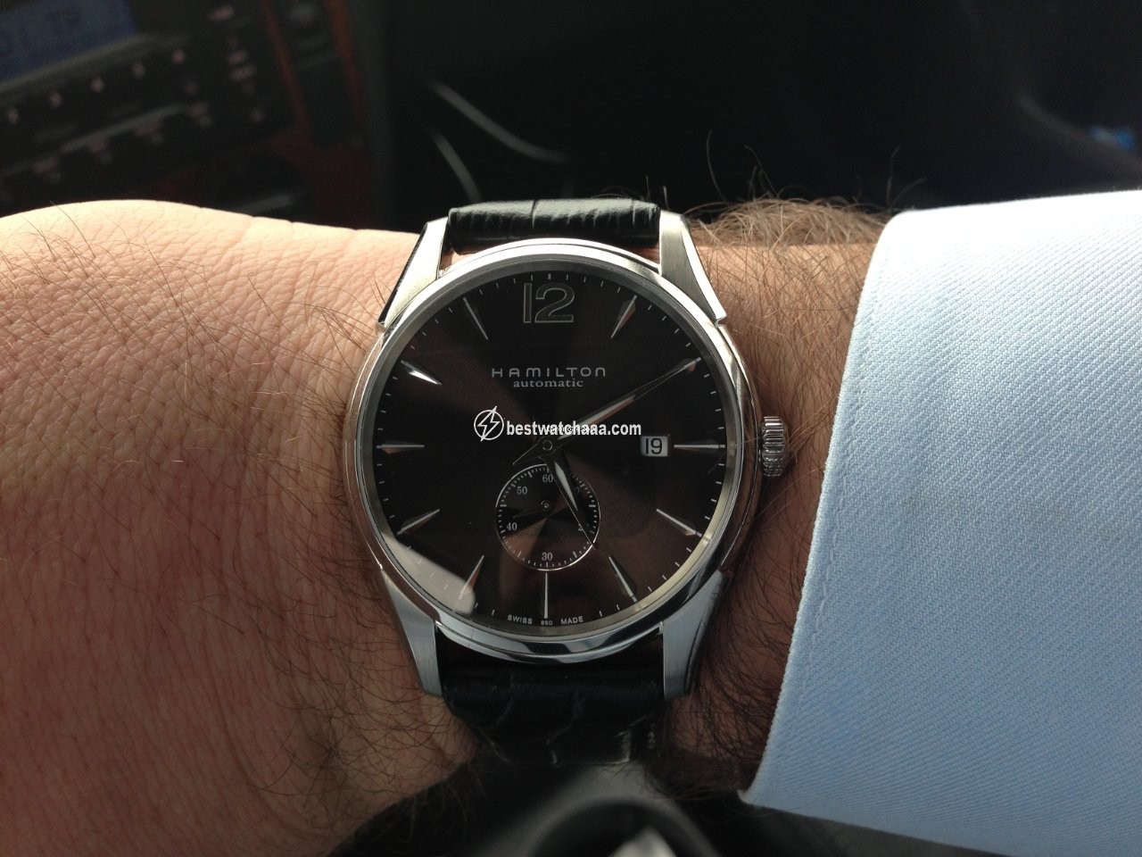 IMG_9081 Hamilton Jazzmaster Automatic Steel H386550 Replica 5