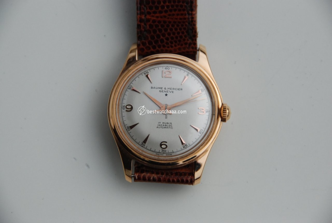 IMG_9081 Baume & Mercier Mens watch Unisex Automatic Rose gold 3109 Replica 5