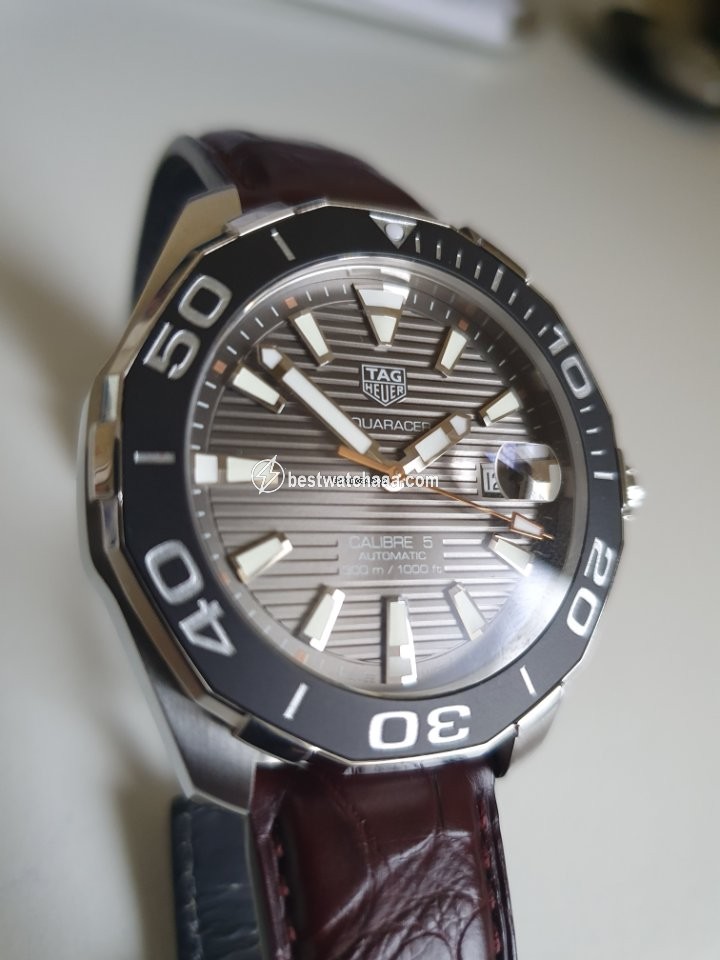 IMG_9081 TAG Heuer Aquaracer 300M Mens watch Unisex Automatic Steel WAY201M.FC6474 Replica 5
