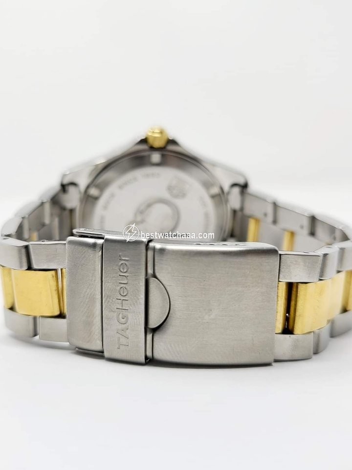 IMG_9081 TAG Heuer Aquaracer 300M Mens watch Unisex Quartz Gold Steel WAF1120 Replica 5