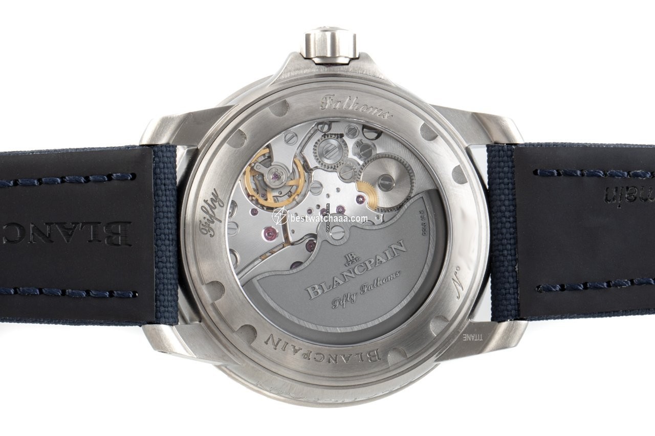 IMG_9081 Blancpain Fifty Fathoms Mens watch Unisex Automatic Titanium 5015 12B40 052A Replica 5